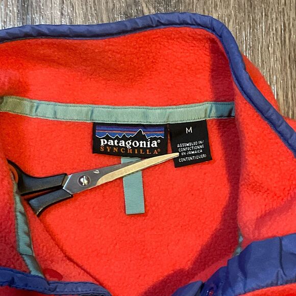 Patagonia Synchilla Snap T Pullover Fleece Sweater Jacket Size Medium Vintage 97 - Picture 3 of 7